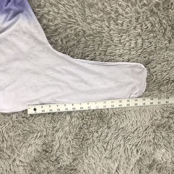 NWT FREE PEOPLE S We The Free Strawberry Ombré Linen Tee $68 coastal beachy - Picture 10 of 10